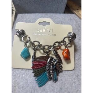 #8. Native American Chief Stretch Bracelet